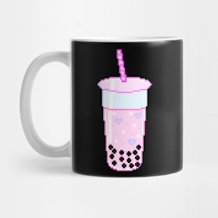 Pixel Boba Tea Mug